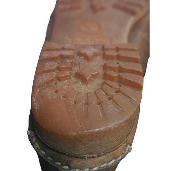 Timberland Brown Leather Heavy Duty Lug Sole Outdoor Casual Loafer Shoes Mens 15 main image 6